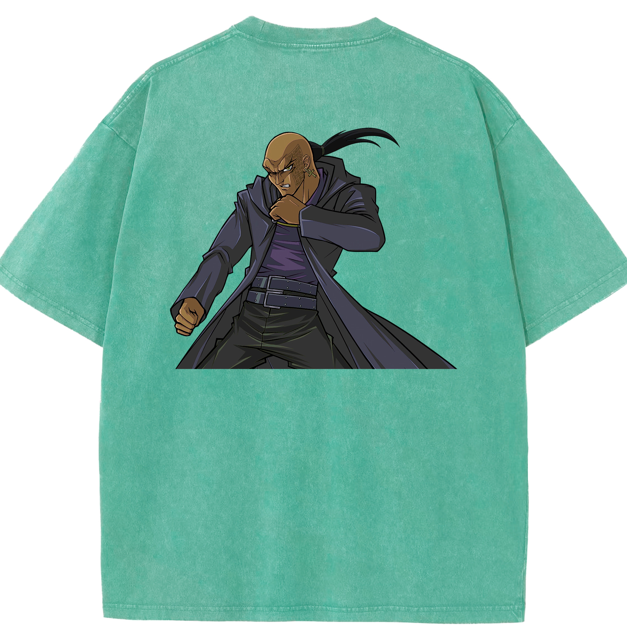（画像用） 遊☆戯☆王 Yu-Gi-Oh! 綿100% ヴィンテージ風 半袖Tシャツ（背面プリント）